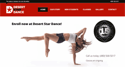 Desktop Screenshot of desertstardance.com